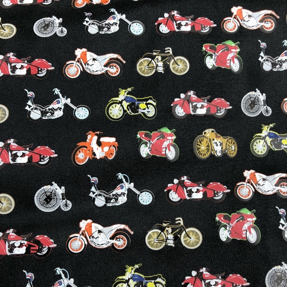 Art of the motorcycle print vinyl tote bag biker - Picture 2 of 4